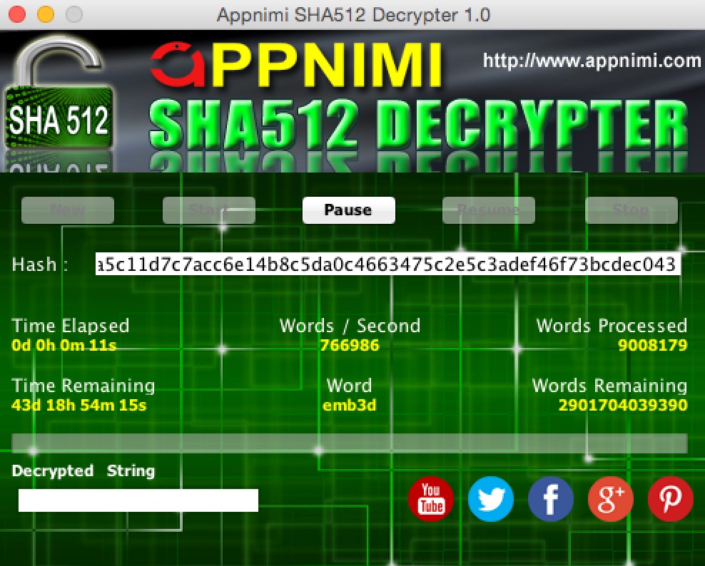 appnimi sha512 decrypter for mac - decrypting