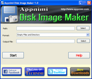 appnimi disk image maker screenshot1